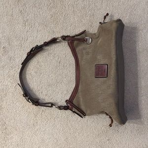 Dooney & Bourke Logo Canvas Shoulder Bag